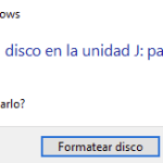 Que hacer: El error "Formatee el disco para poder usarlo" -