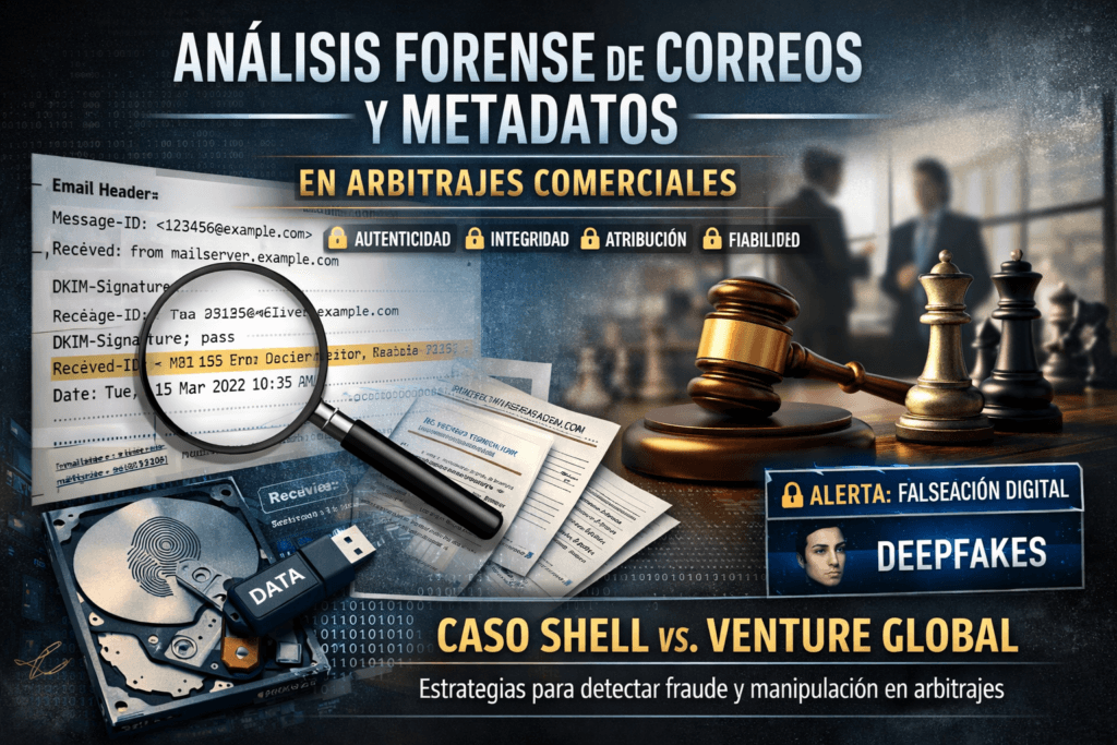 Análisis forense de correos electrónicos y metadatos en arbitrajes comerciales 1 Análisis forense de correos electrónicos y metadatos en arbitrajes comerciales