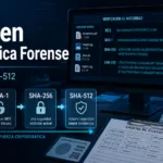 Hash en Informática Forense: Uso de MD5, SHA-1, SHA-256 y SHA-512 en Evidencia Digital