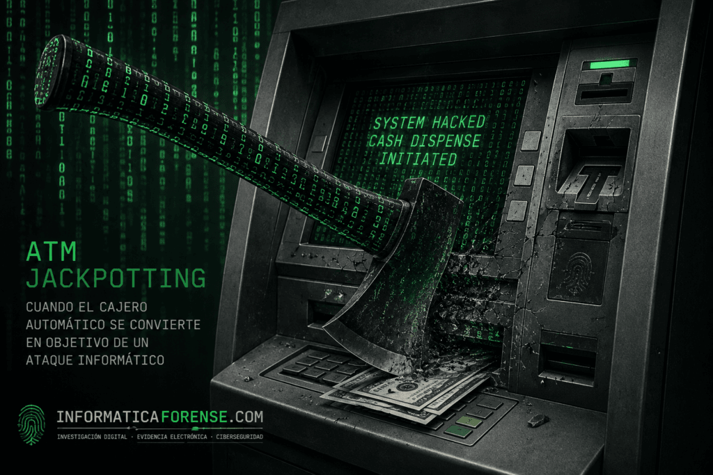 ATM Jackpotting: cuando el cajero automático se convierte en objetivo de un ataque informático 1 ATM Jackpotting: cuando el cajero automático se convierte en objetivo de un ataque informático
